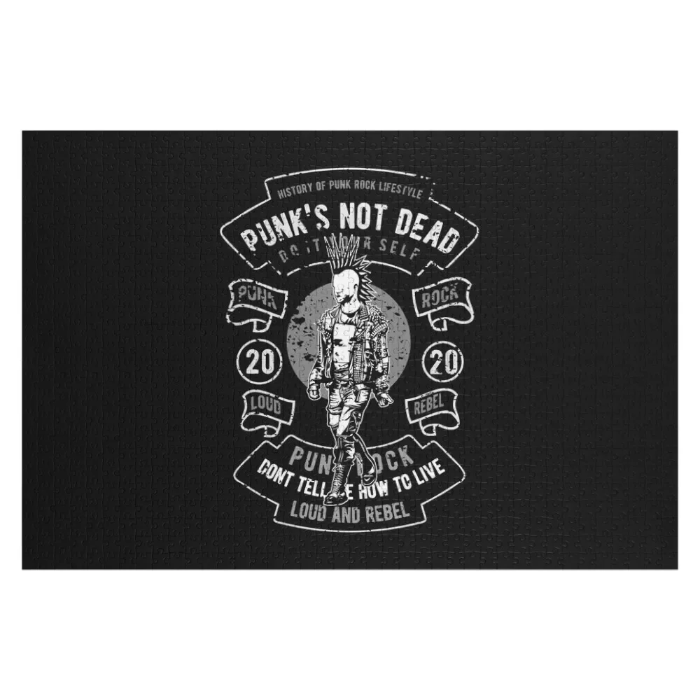 

Punk is not dead! For hardcore minds. Jigsaw Puzzle Wooden Boxes Iq Jigsaw Pieces Adults Puzzle