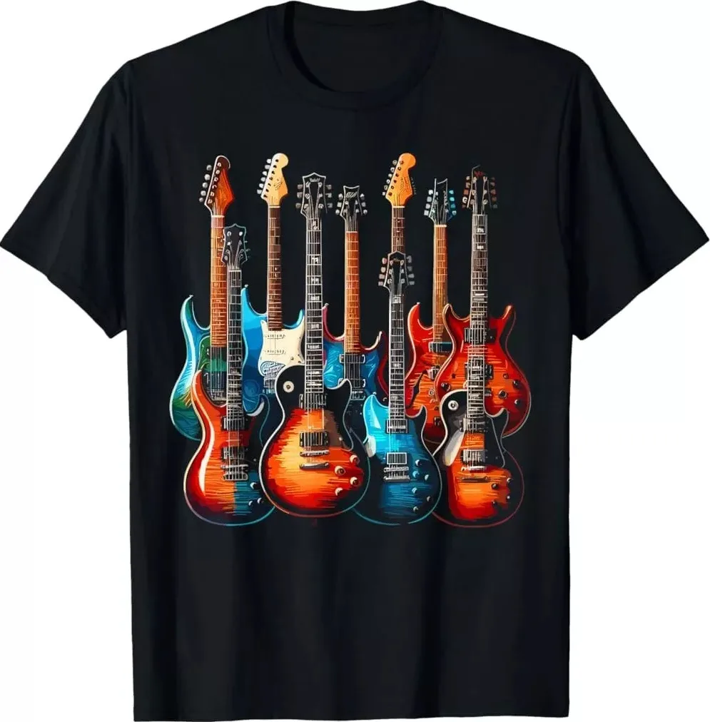 Guitars Guitarists Music Guitar T-Shirt,Christmas Guitar T-Shirt,Unisex Tees