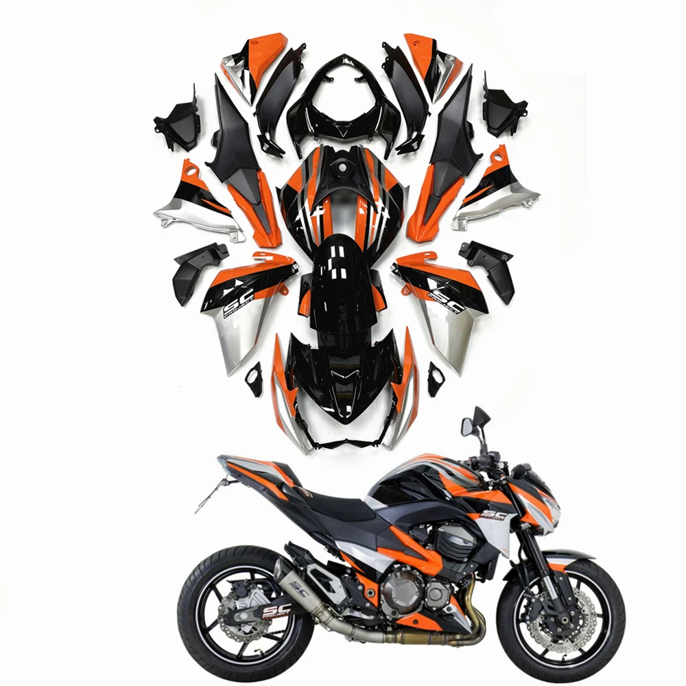 Motorcycle For Kawasaki Z800 2013-2014-2015-2016 SC tricolor stripes Full Fairing Kit Injection Bodywork Cowling