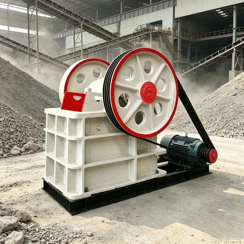 Jaw Crusher Heavy Industrial Rock Breaker Equipment High Manganese Steel Jaw Plate Wear-Resistant for Mining Ore Processing