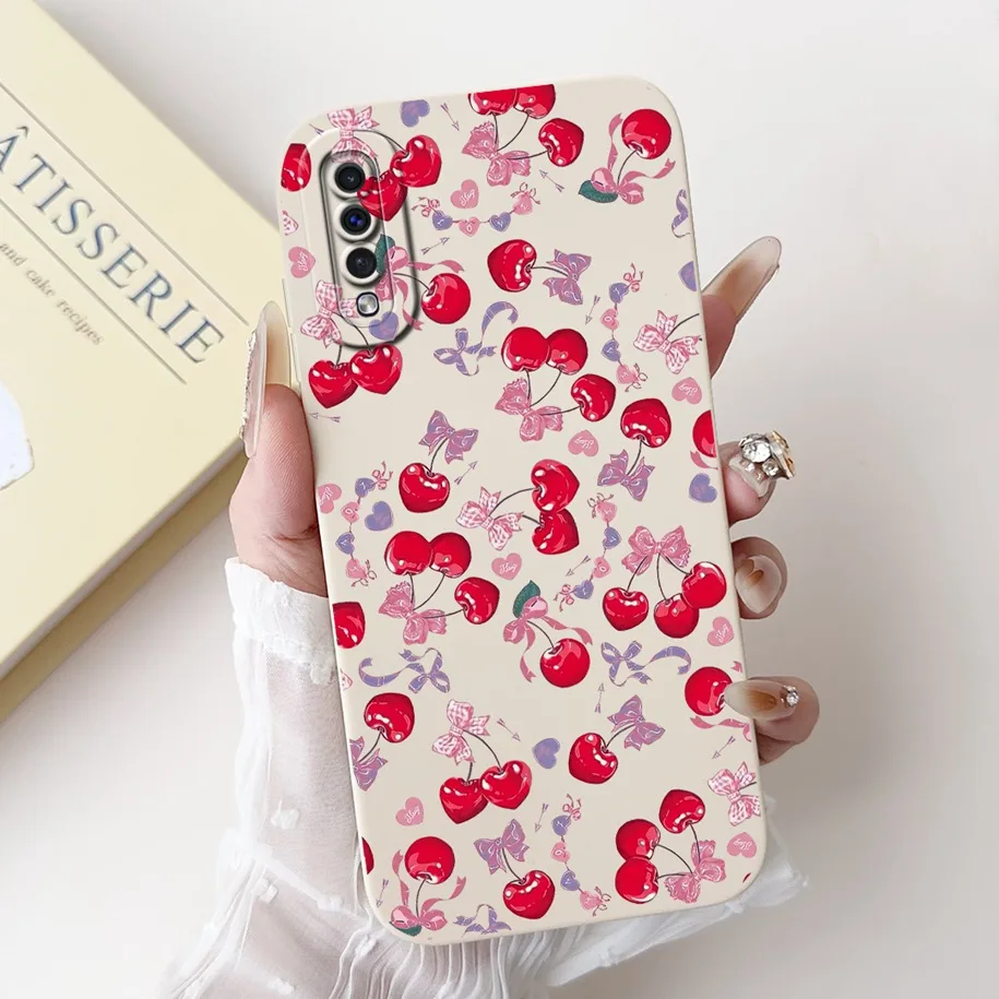For Samsung Galaxy A30S Case SM-A307F Cover New Fashion Flower Bowknot Soft Silicone Protective Shell For Samsung A50 A50S Funda