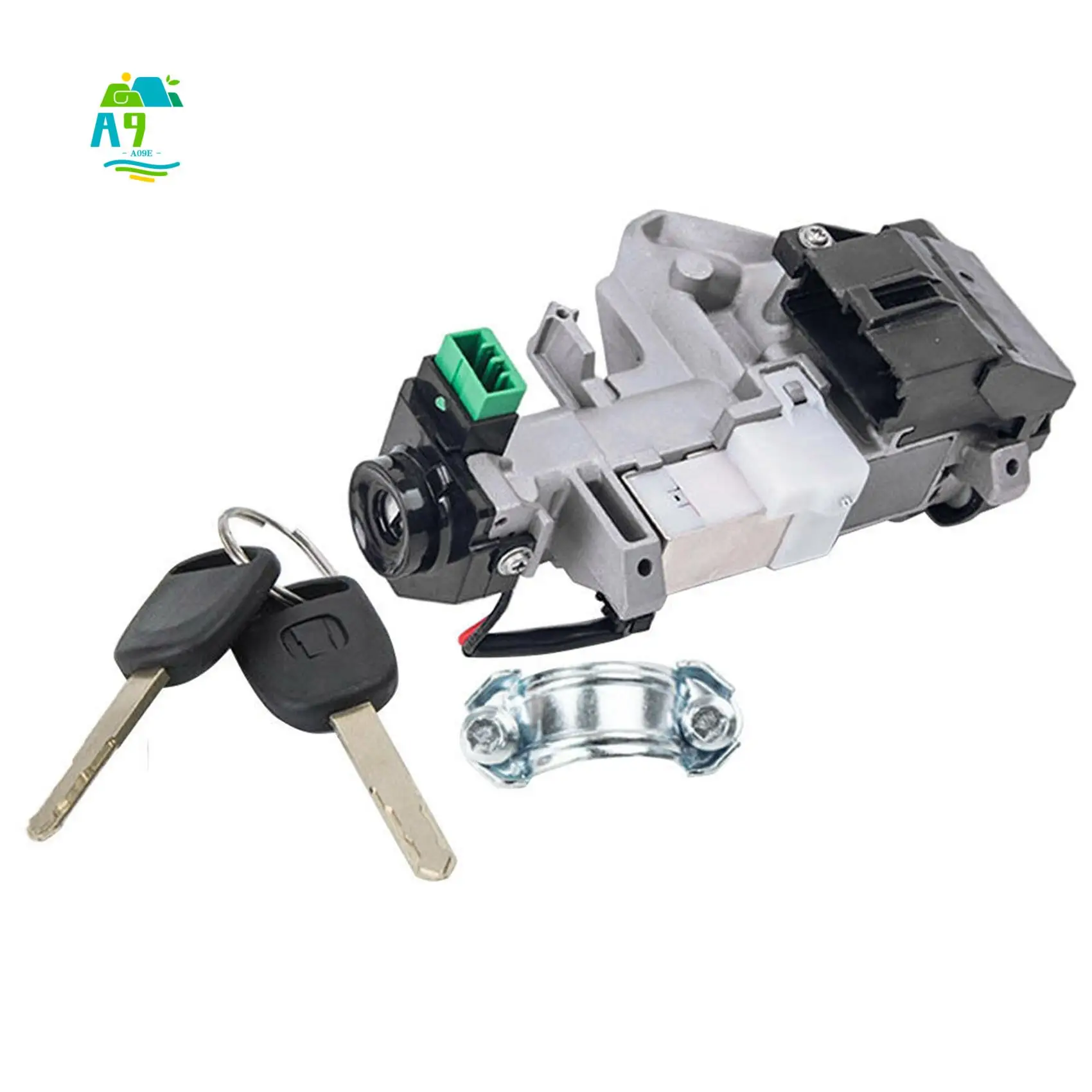 

A09E-Ignition Switch Cylinder Lock Auto Trans + 2 KEYS For 03-11 Honda Accord CRV Fit Civic Odyssey 35100-SDA-A71