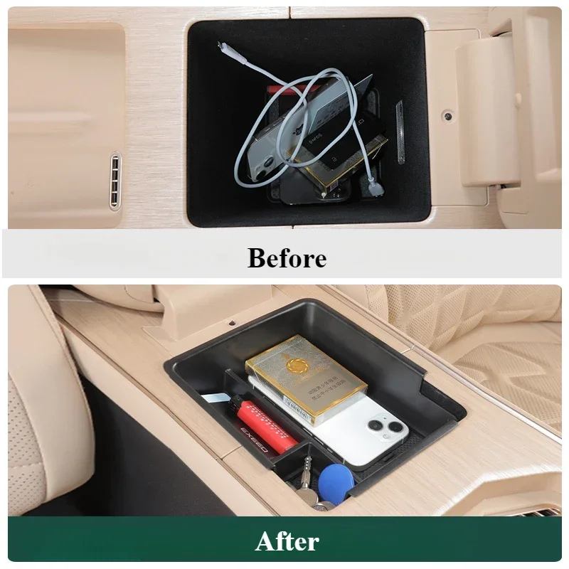 Armrest Box Storage Box for Chery EXEED Sterra ET Central Control Storage Box Interior  Modification Supplies Accessories Tools