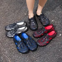 STRONGSHEN Quick-Drying Men Beach Water Shoes Swimming Aqua Shoes Non Slip Breathable Seaside Barefoot Surfing Upstream Sneakers