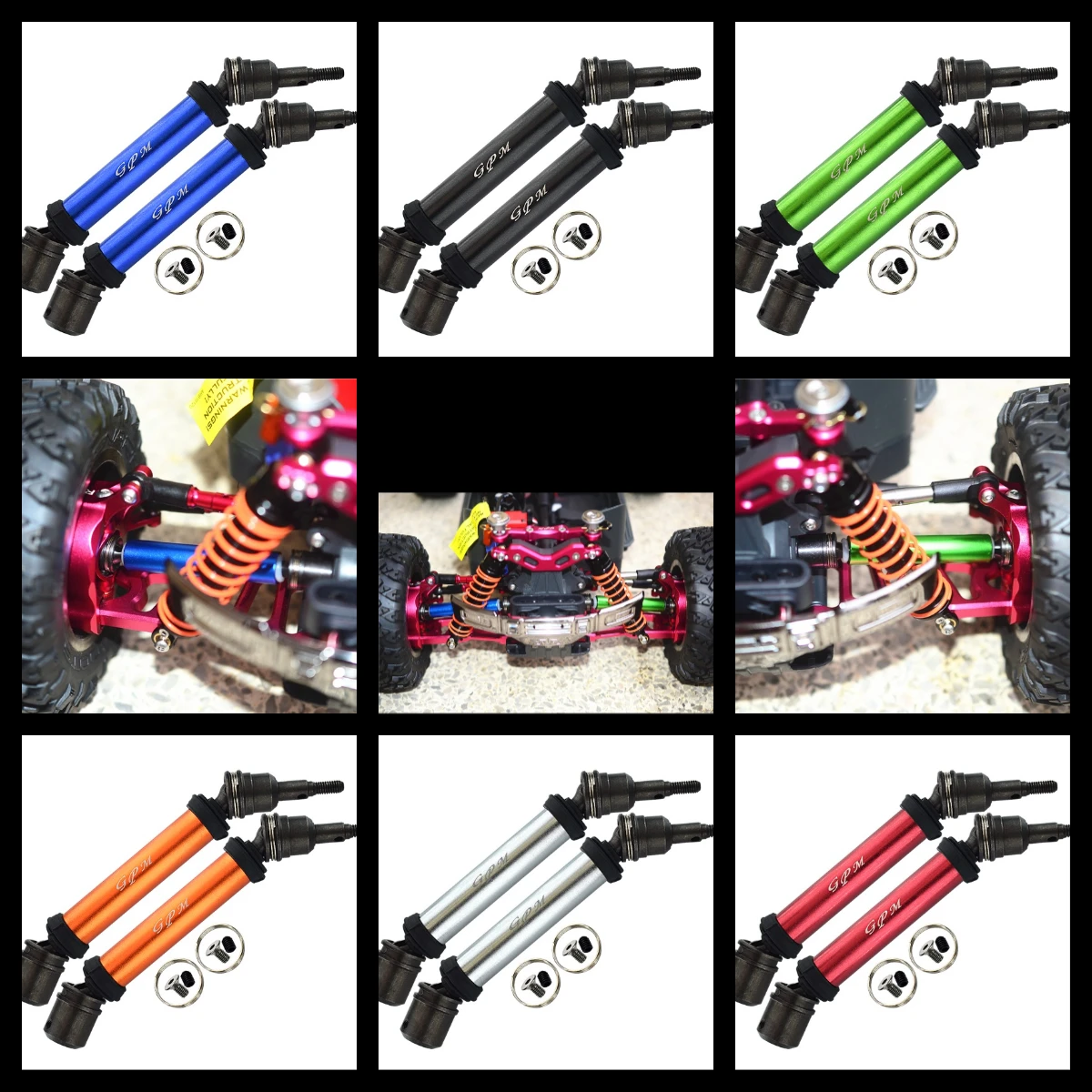 

GPMARRMA 1/10 Big Rock Vorteks для стального + алюминиевого переднего/заднего приводного вала CVD