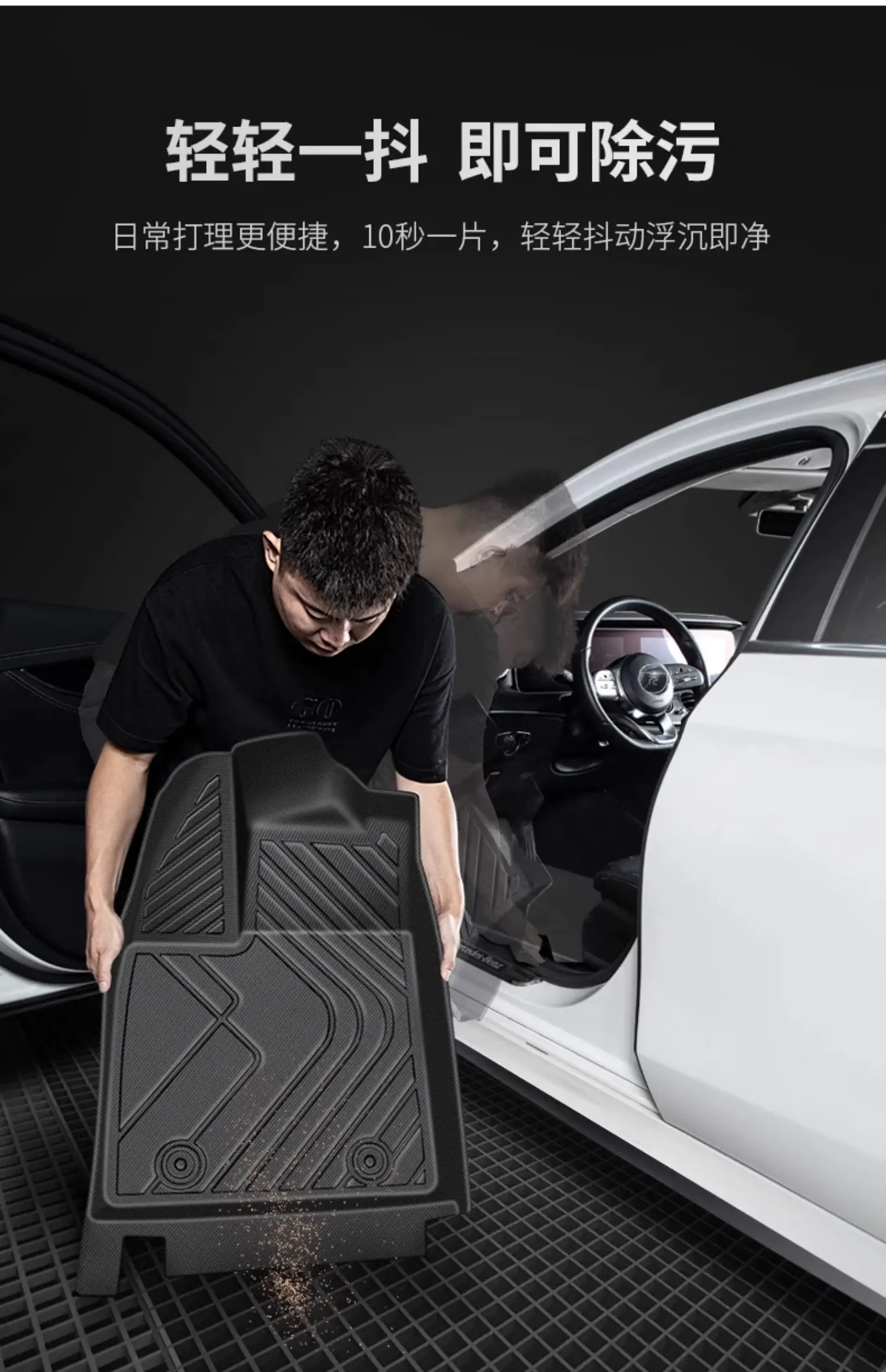 Custom 3D TPE Car Floor Mat for Audi Q5 Etron 2010-2018 Scanning All Weather  Waterproof Car Foot Mats Liner Dedicated Car Mats