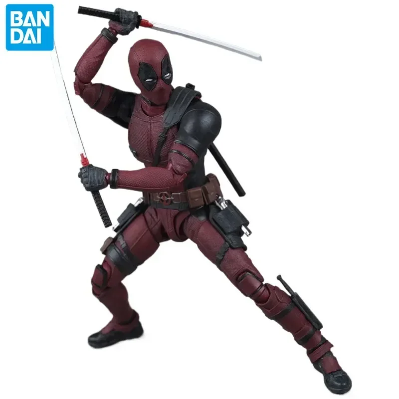 Original tv anime deadpool 2 wade winston wilson mutant s.h. figuarts brinquedo pvc figura de ação presente modelo colecionável