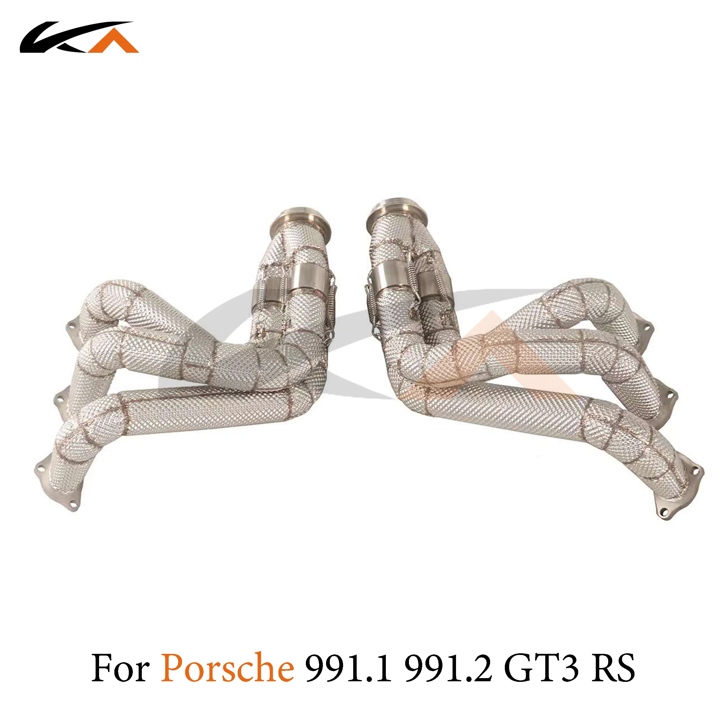 

KA Tuning exhaust system parts header stainless manifold for Porsche 991.1 991.2 GT3 RS equal length performance heat shield