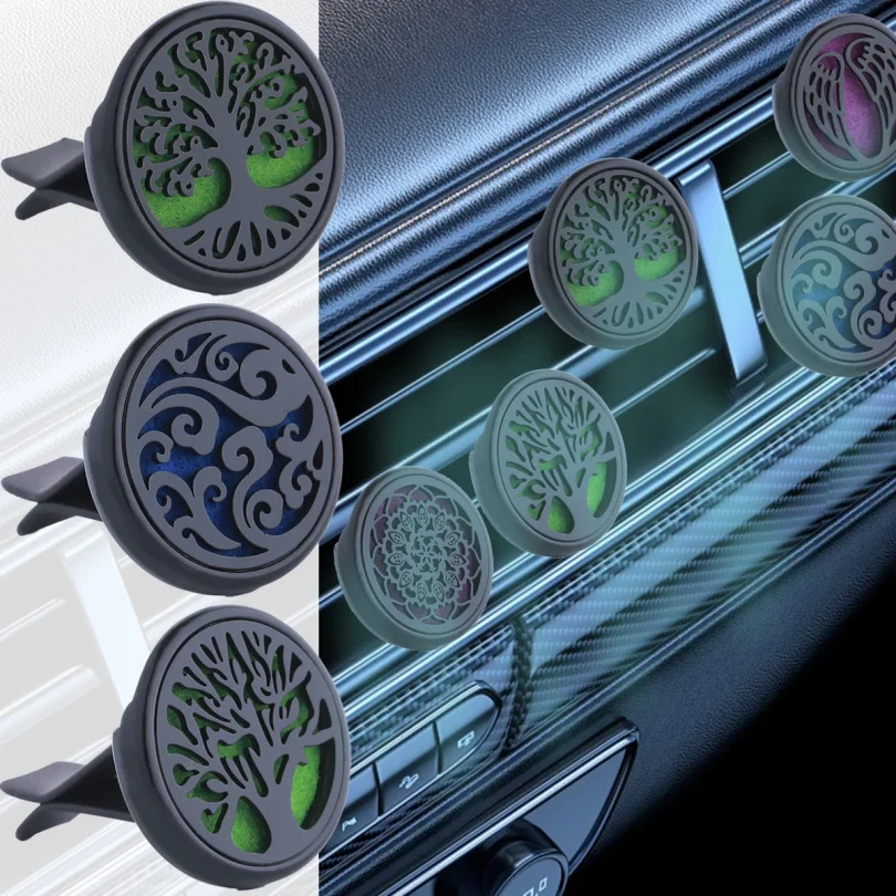 Refillable Car Air Freshener Perfume Diffuser Car Air Conditioning Vent Accessory Car Aromatherapy Diffuser Wholesale