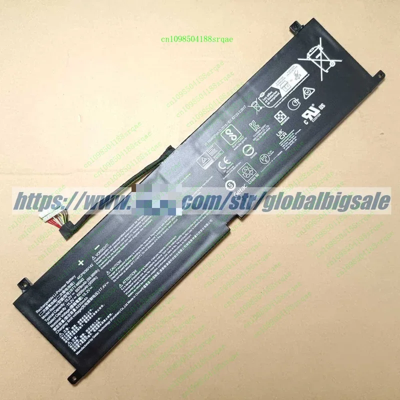 NEW BTY-M6M2 Battery For MSI Stealth 16 Studio A13VE A13VG MS-15F2 15F3 MS-15F4Clippers