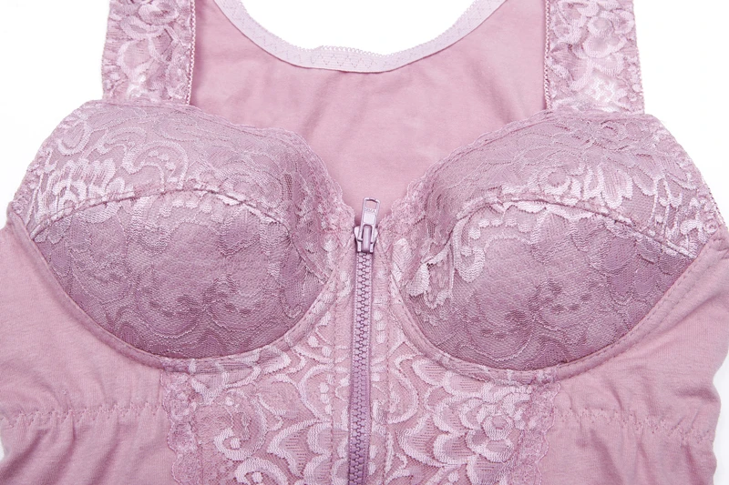 Women\'s Shapewear With Bra There Are Underwired free Body Shaper Slimming Clothes Front zipper top ﻿