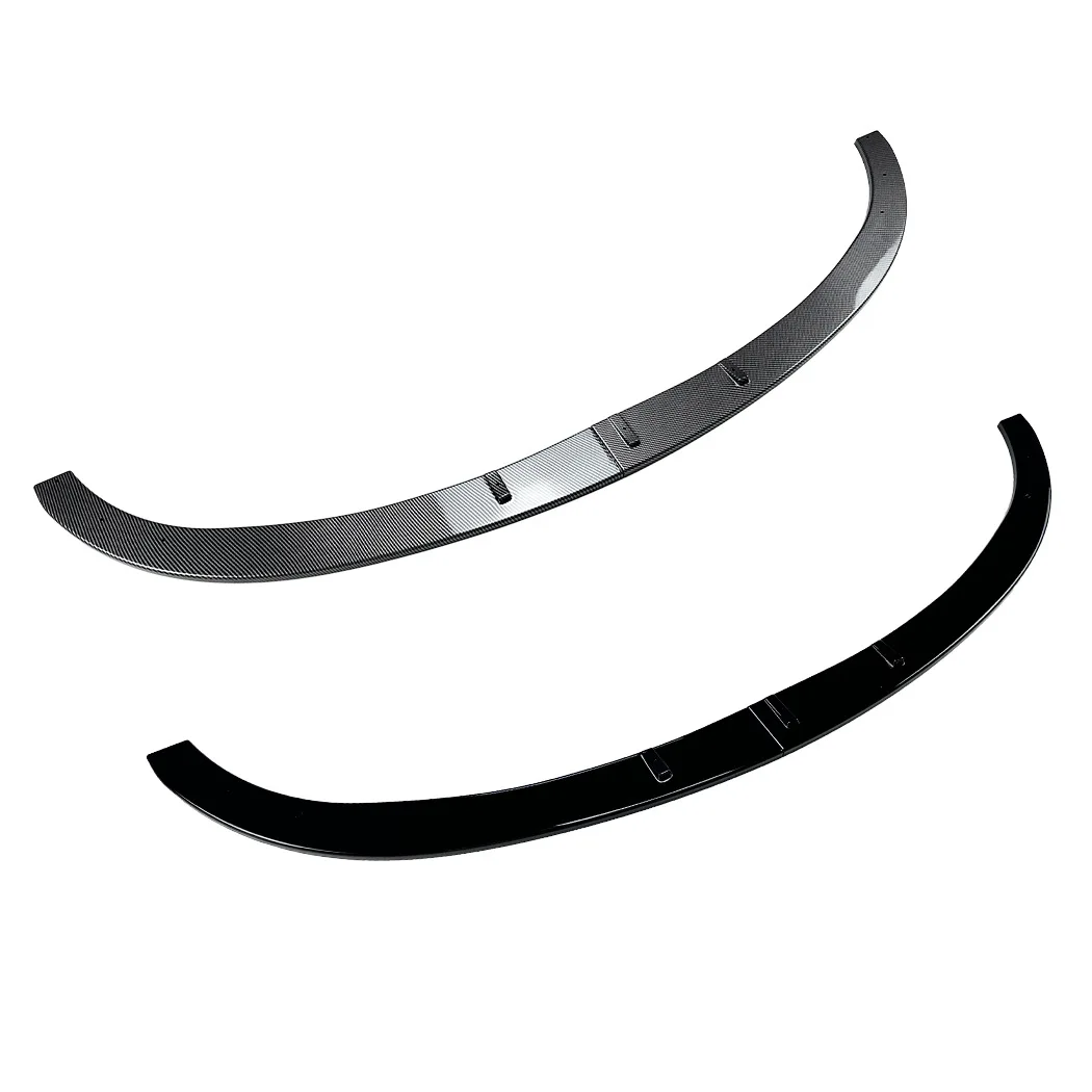 Para BMW Serie 3 E90 M3 E92 E93 Coupe 2006-2013 M Sport 2/Uds ABS alerón de parachoques delantero de coche negro brillante o aspecto de fibra de