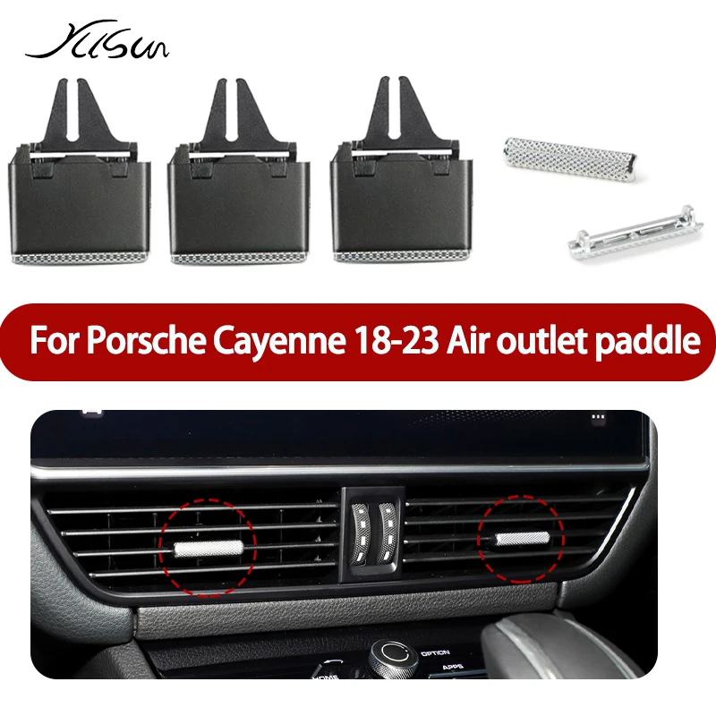 

For Porsche 9Y0 Cayenne 2018-2023 Universal A/C Air Vent Paddle Clip Air Outlet Paddle Clip 7P5819727A Auto Accessories Parts