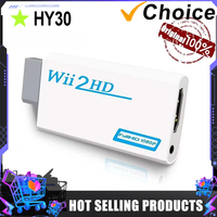 Wii To HDMI-compatible Adapter Converter 3.5mm Audio For PC HDTV Monitor 1080P 720P Wii2 To HDMI WII2HDMI Converter Adapter