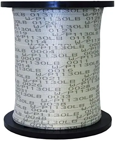 USA Made 2500 Lb 3/4" Pull Tape | Pull Webbing | Flat Rope - 3000 FT (Many Strengths and Lengths Available)