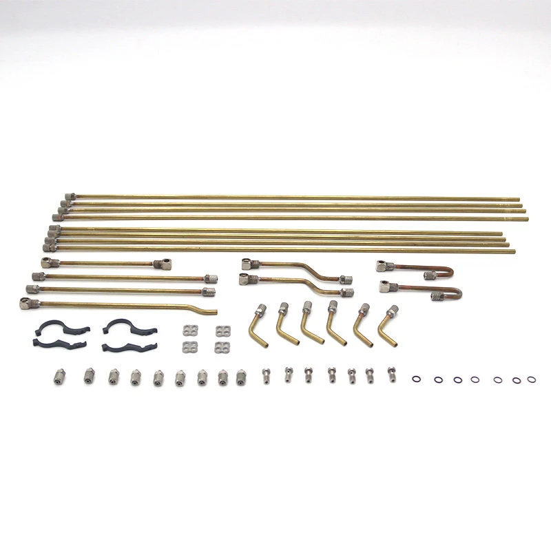RC 1/14 JDMODEL 3mm Copper Pipe Kit for Tamiya Hydraulic Excavator Loader Dump Truck for MAN VOLVO Trailer Tipper DIY Parts