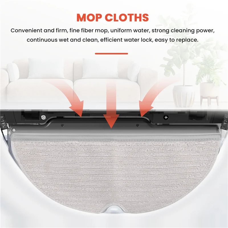 AB43-مجموعات قطع غيار لـ Xiaomi Roborock Q7 Max، Q7 Max+، T8، G10S، G10S Pro، S7 MAXV Ultra Robotic Vacuum Cleaner