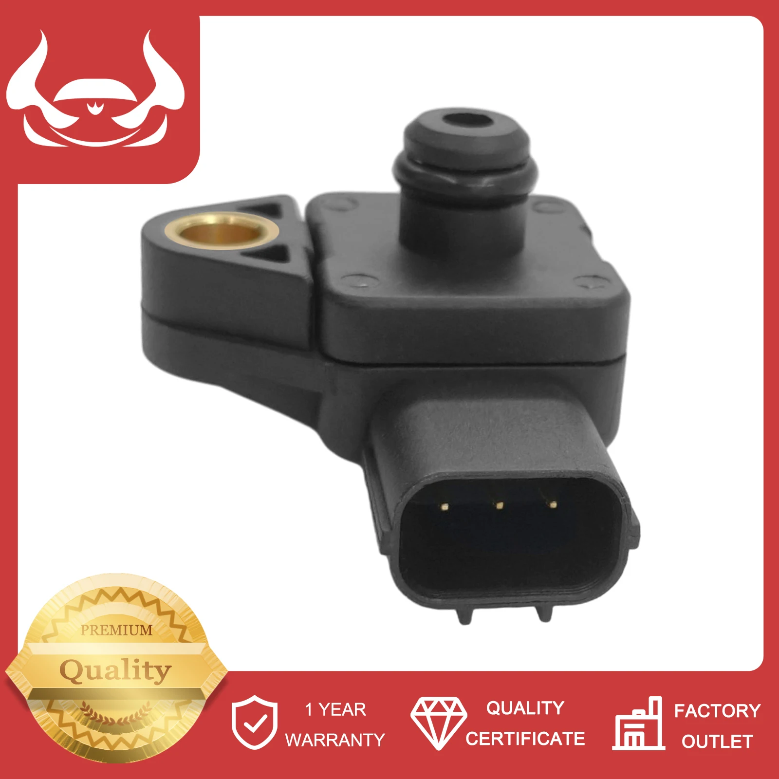 MAP Sensor 37830-PGK-A01 37830PGKA01 For HONDA ACCORD VII CIVIC VII Saloon JAZZ III CIVIC VIII Saloon 158-1243