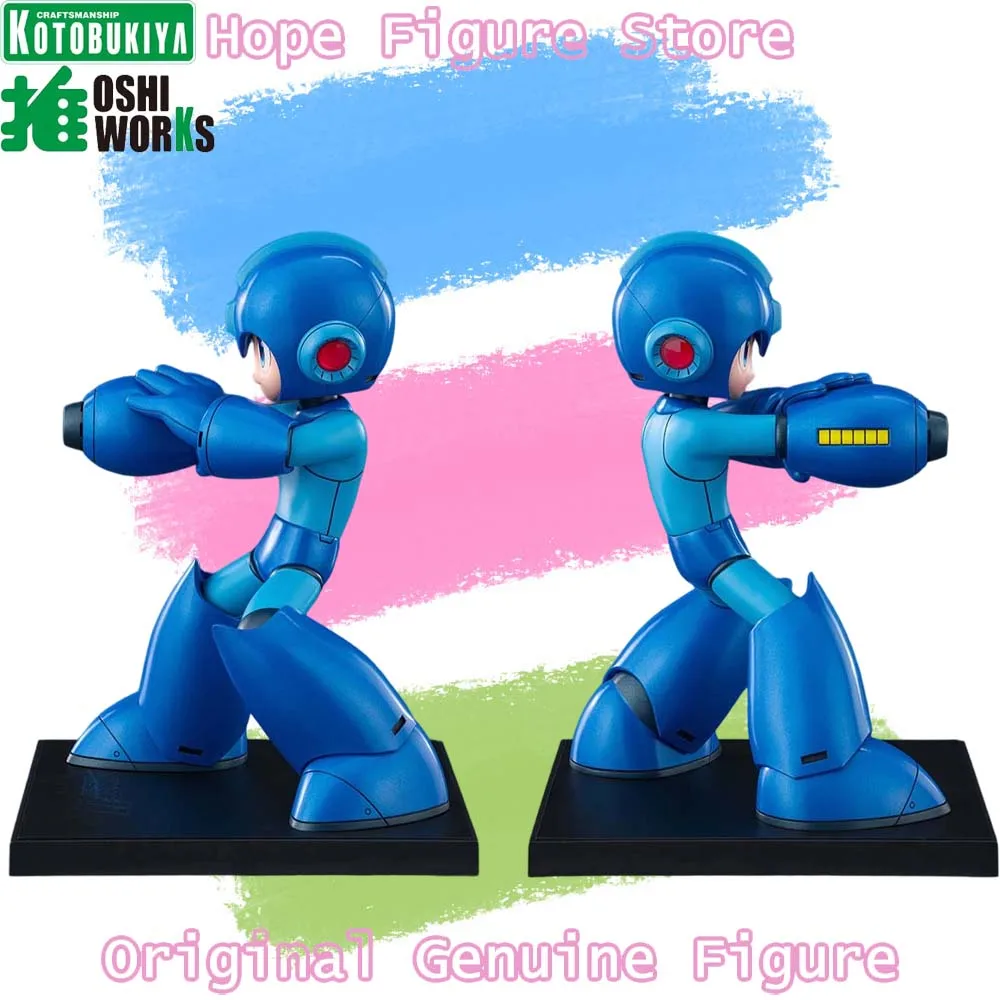 Image of Auf Lager: Original Kotobukiya Oshi Works Mega Man Figur Anime-Modell Spielzeug