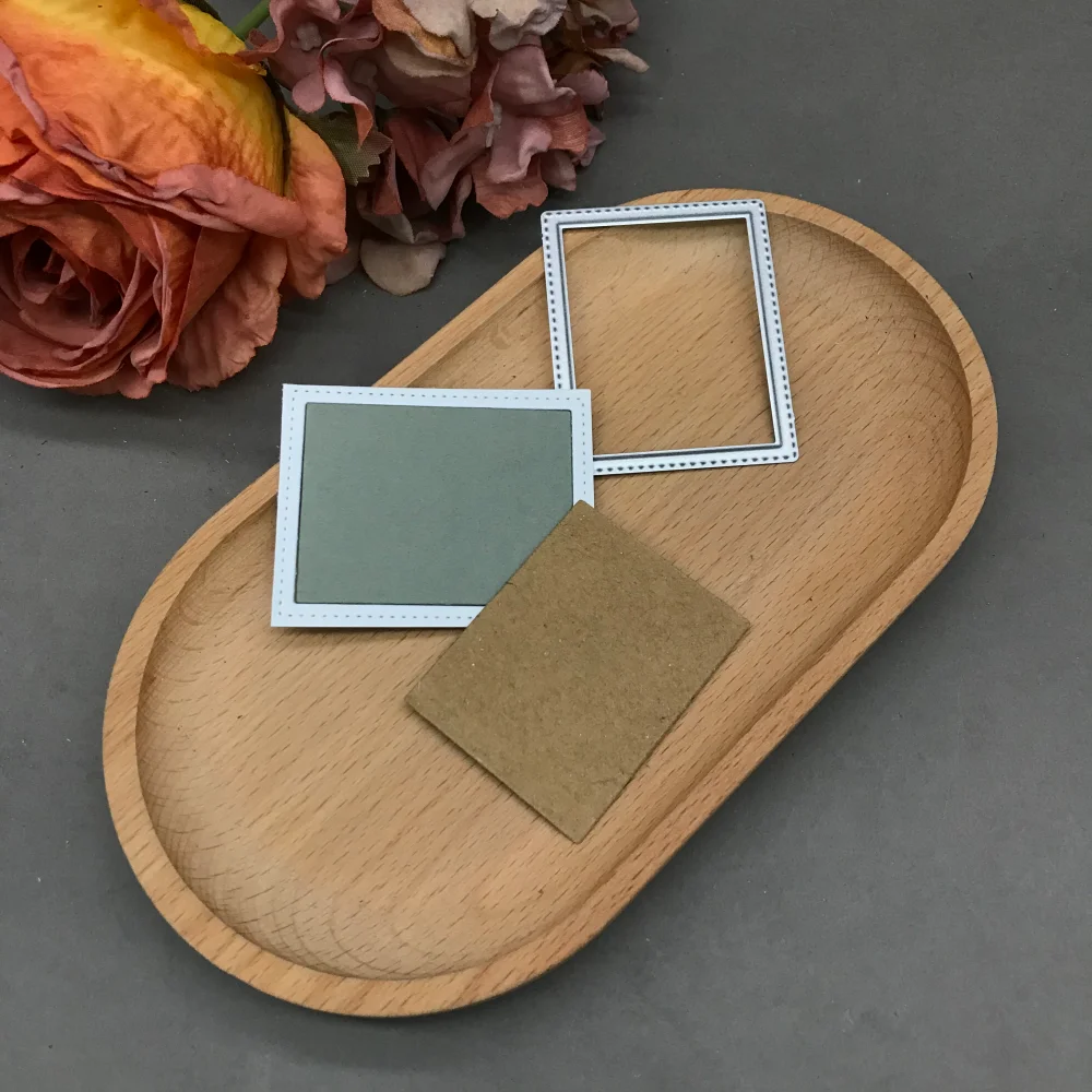 

1pcs metal cutting dies cut die mold Small-frame decoration Scrapbook paper craft blade punch stencils dies