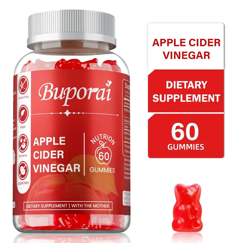 

Apple Cider Vinegar Gummies - Promote Fat Metabolism and Digestive Health, Support Cellular Energy Production, Weight Management