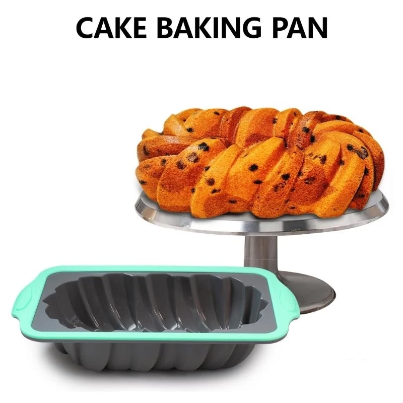 

Convenient Cake Molds Striped Silicone Baking Pans Baking Molds Baking Cake Pans