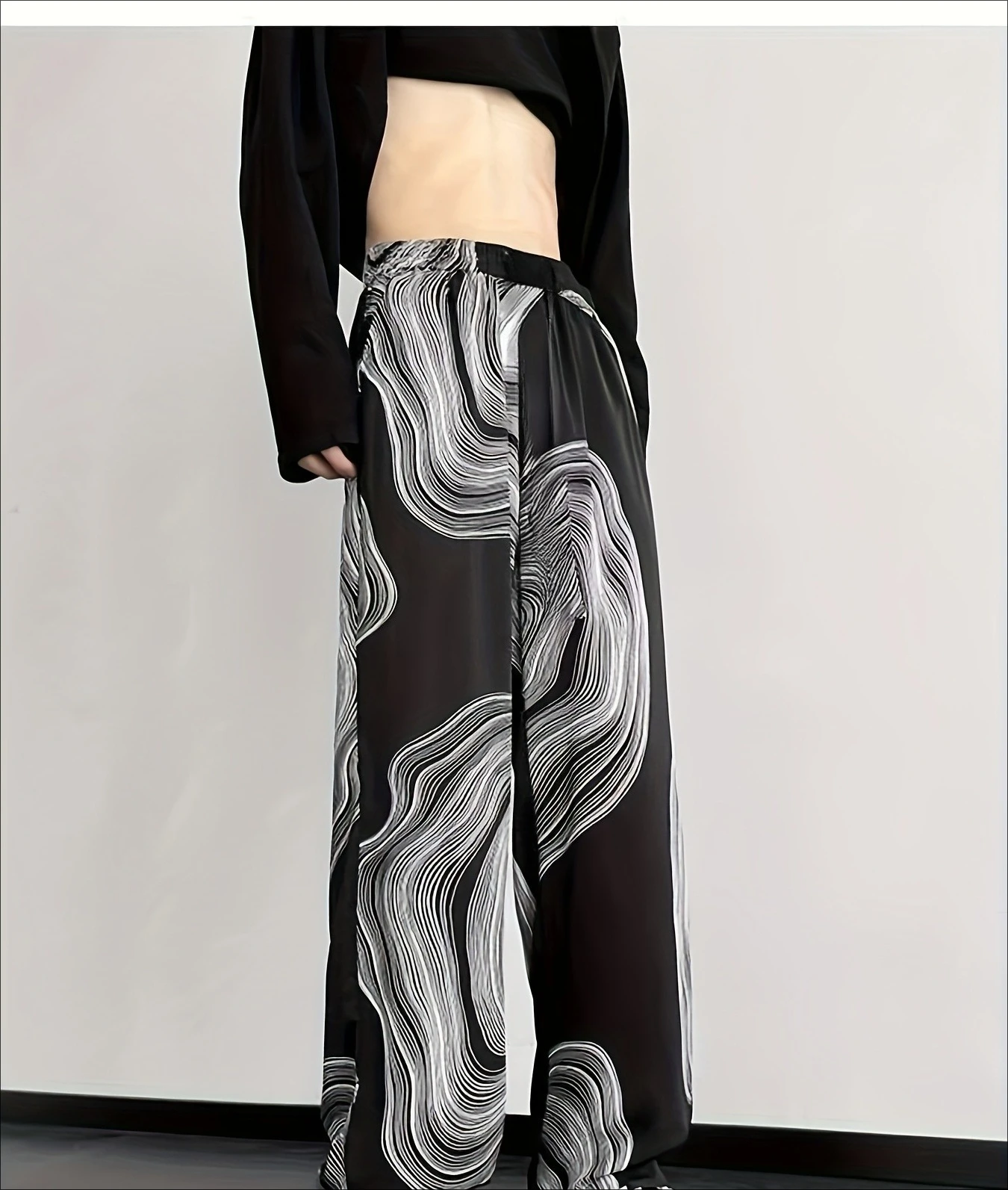 

2026 Summer Fashion New Gothic Punk Style 3D Printed Loose Outdoor Pants Street Harajuku Casual Sports Pants Large Size