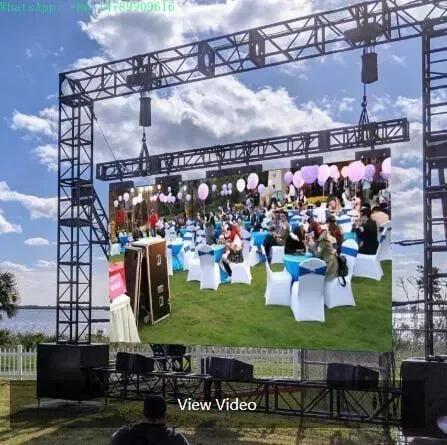 LEDCustom Waterproof DisplayOutdoor Rental Screen TV Price P4 P4.81 P5 Advertising 500*500 Display For Stage