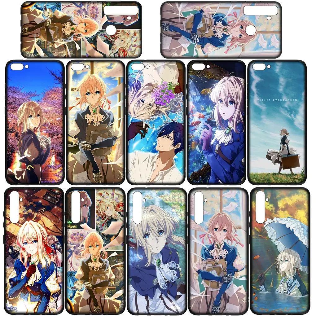 Violet Evergarden Casing Phone Cover for Xiaomi Poco C50 C55 C51 C65 X6 X3 NFC GT X4 M6 M4 M5 C40 F3 F6 F5 Pro 5G Soft Case