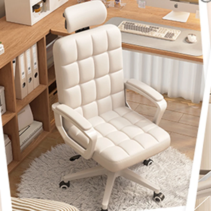 

Swivel Chair Comfortable Office Desk Chairs Lazy Wheels Room Work Computer Armchair Backrest Meeting Silla Oficina Gamming