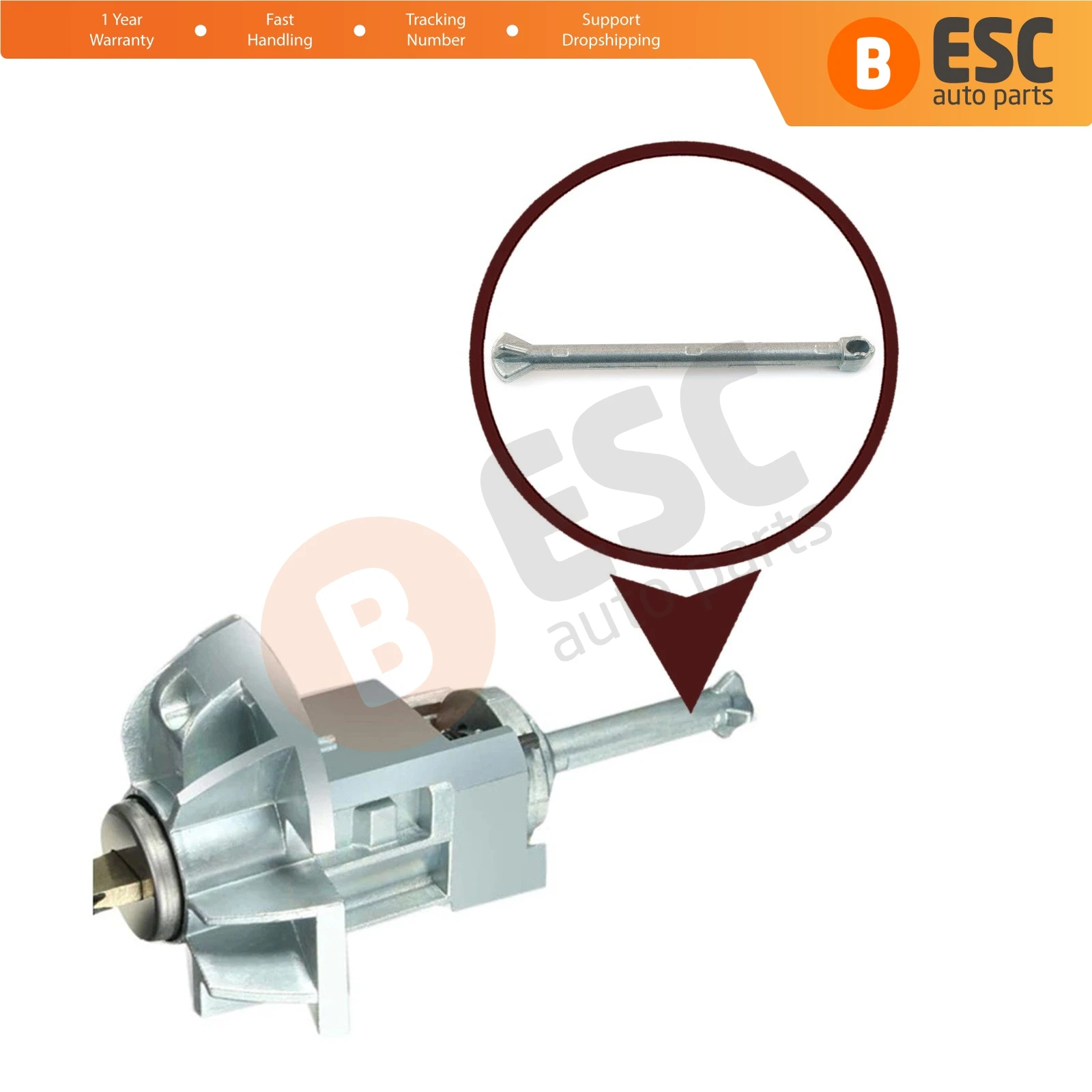 ESC Auto Parts EDP551 Door Lock Barrel Rod For BMW E66 Fast Shipment Ship From Turkey Free Shipment Made in Turkey