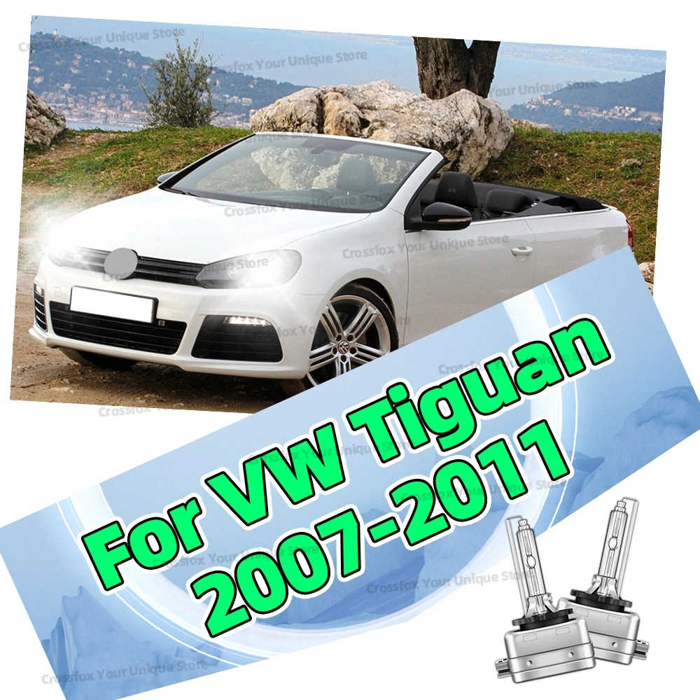 

2x для VW Tiguan 2007-2011 Passat CC B6 2008-2012 Golf VI 2008-2013 HID ксеноновые фары D1S HID 6000K 8000K 10000K 12V 35W лампа