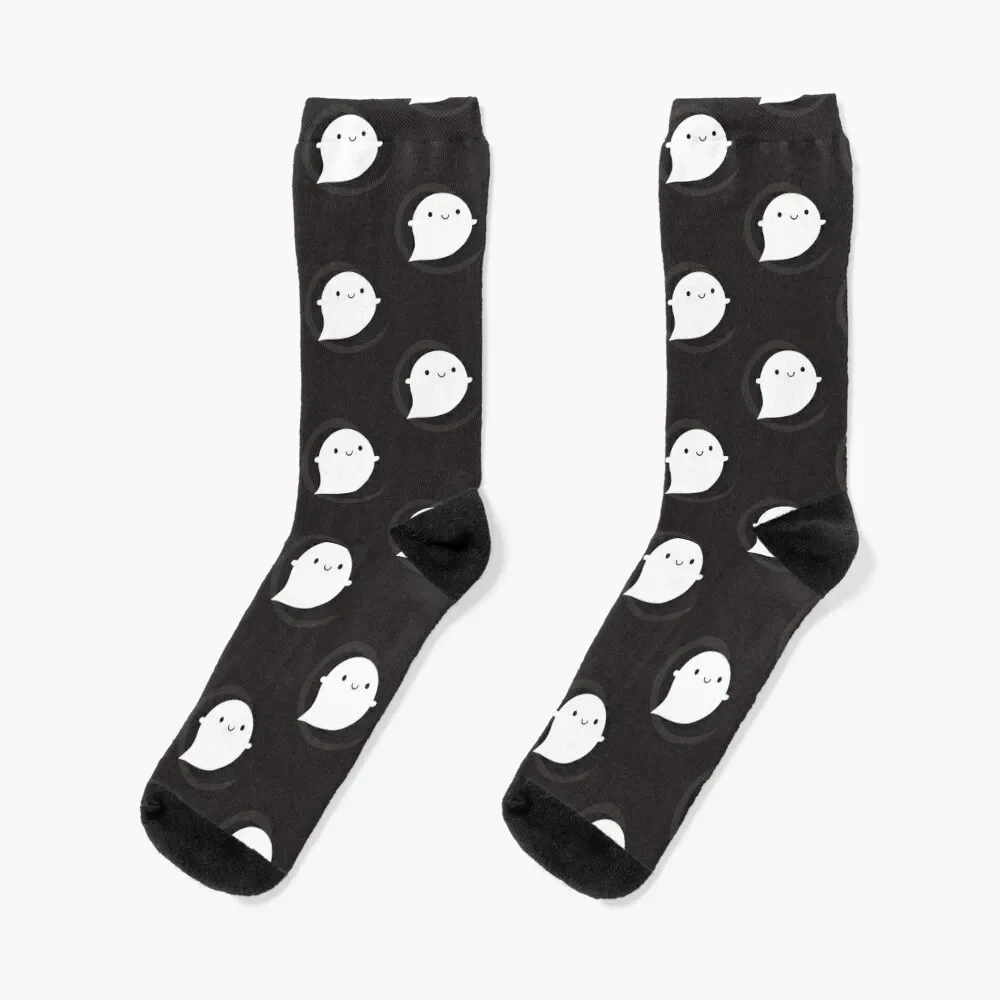 

Little Ghost Socks Christmas New year's winter thermal Women Socks Men's