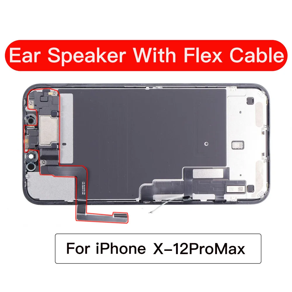 

Замена гибкого кабеля динамика для наушников iPhone X XR XS 11 12 Mini Pro Max с датчиком света микрофона