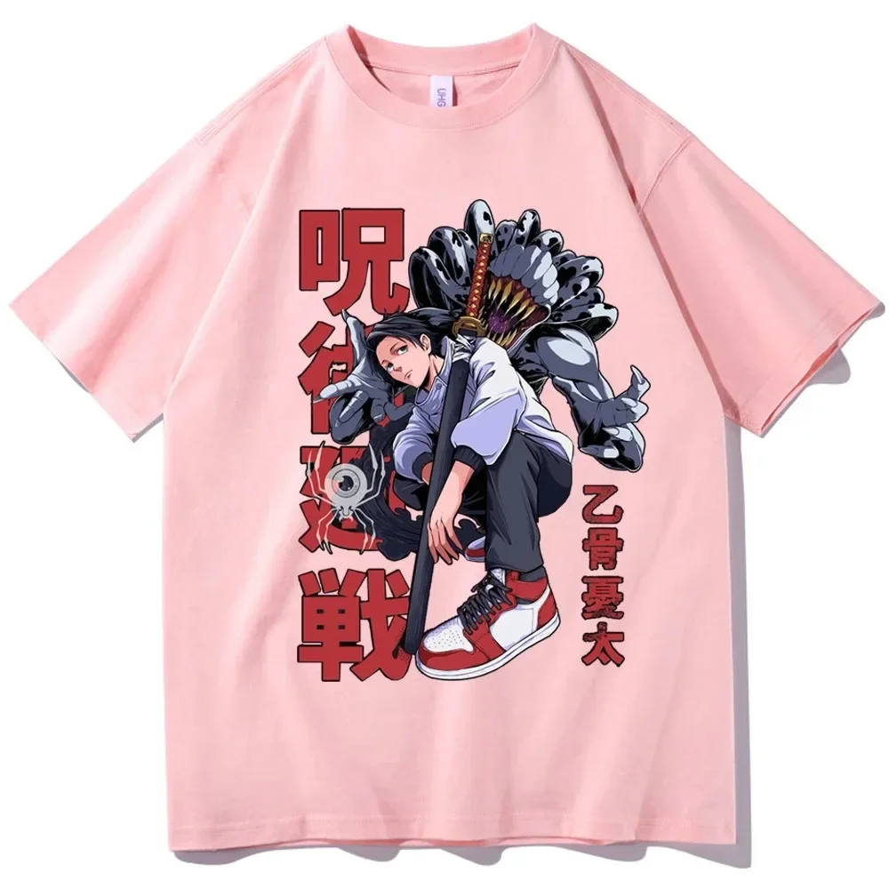 2024 Jujutsu Kaisen Yuta Okkotsu T-Shirts Anime Fashion Harajuku O-Neck 100%cotton Short Sleeve Unisex T-Shirts Tops Fans Gift