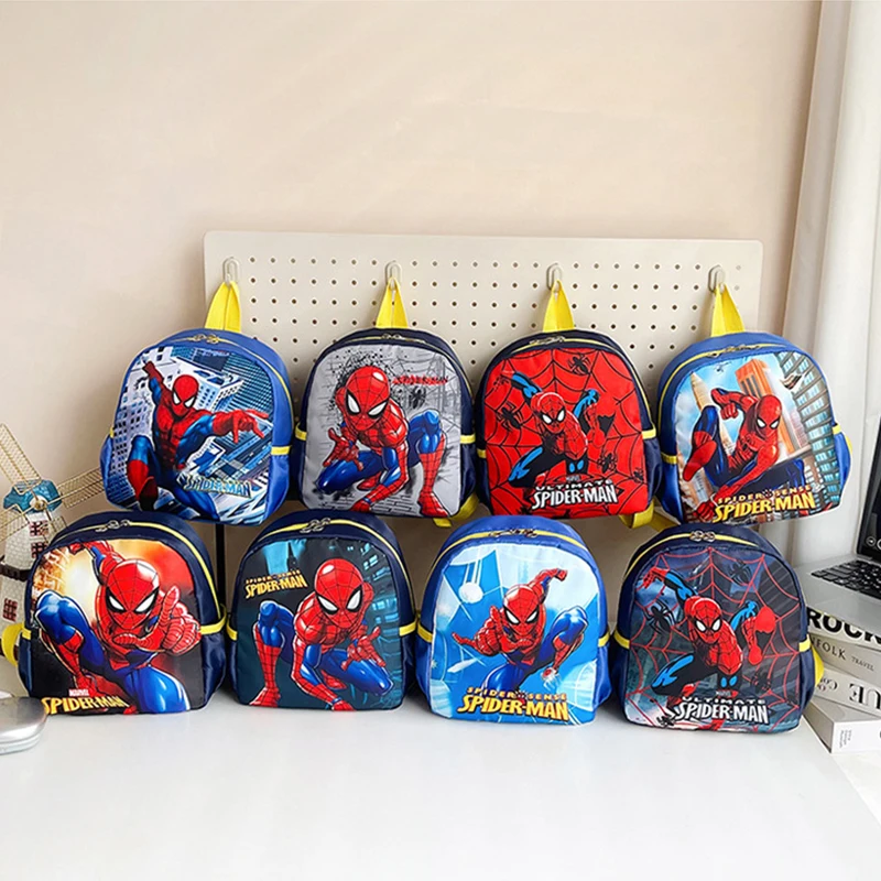 디즈니 마블 배낭 스파이더 맨 어린이 가방 만화 유치원 학교 가방 소년 Schoolbag 선물