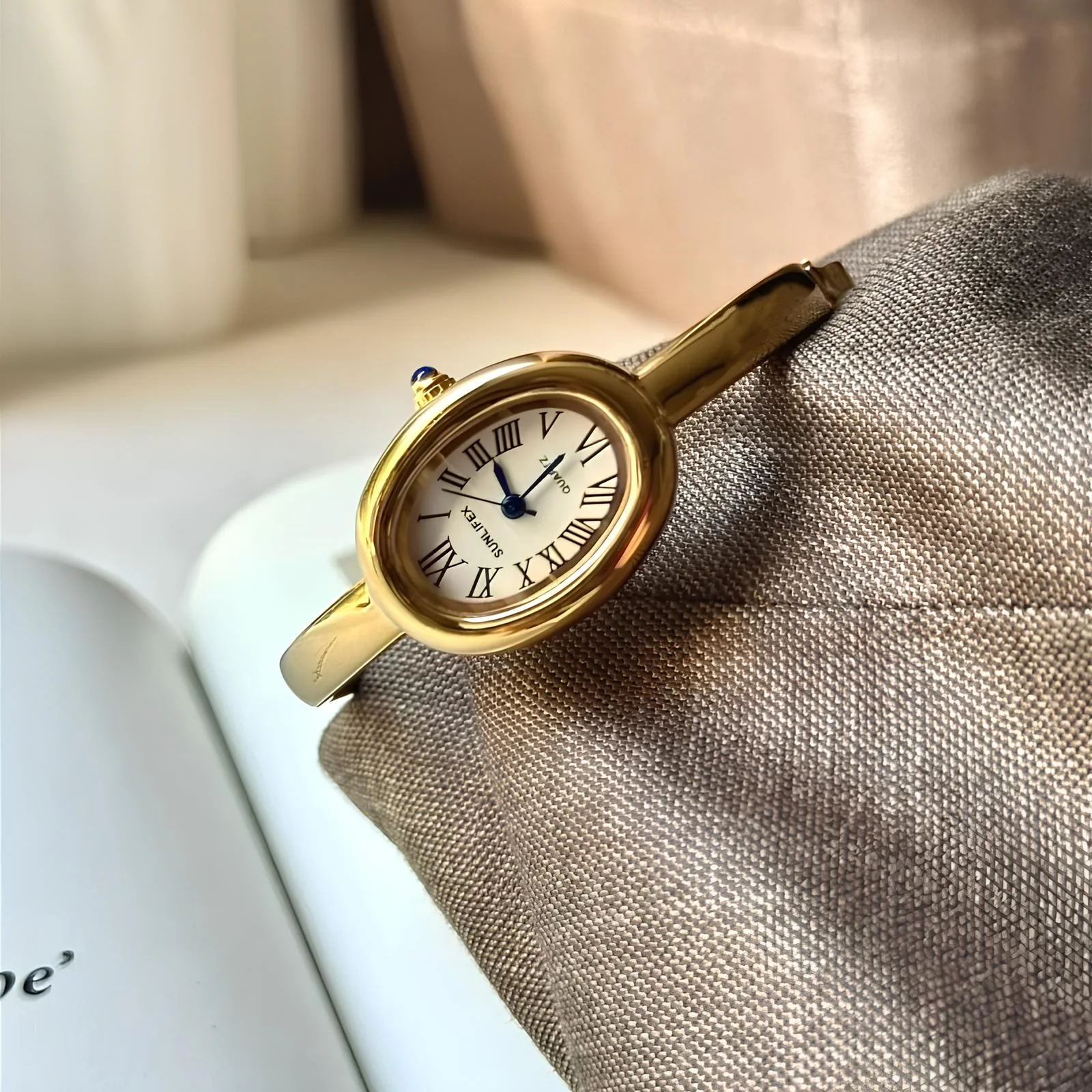 

Роскошные золотые часы женские Relojes Para Mujer регулируемый стальной ремешок женские кварцевые часы женские подарочные наручные часы