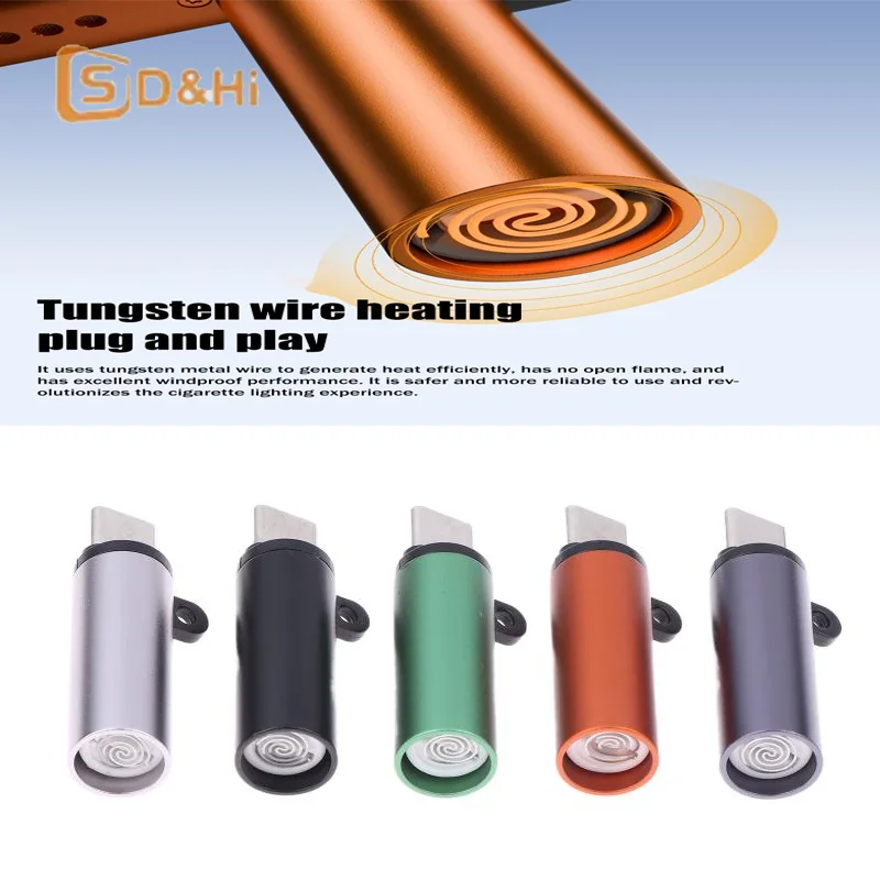 

Mini Type-C Cigarette Lighter Cigarette Lighter Adapter Blow-to-Ignite Auto Shut-Off No Battery No Flame For Air Outdoor Travel