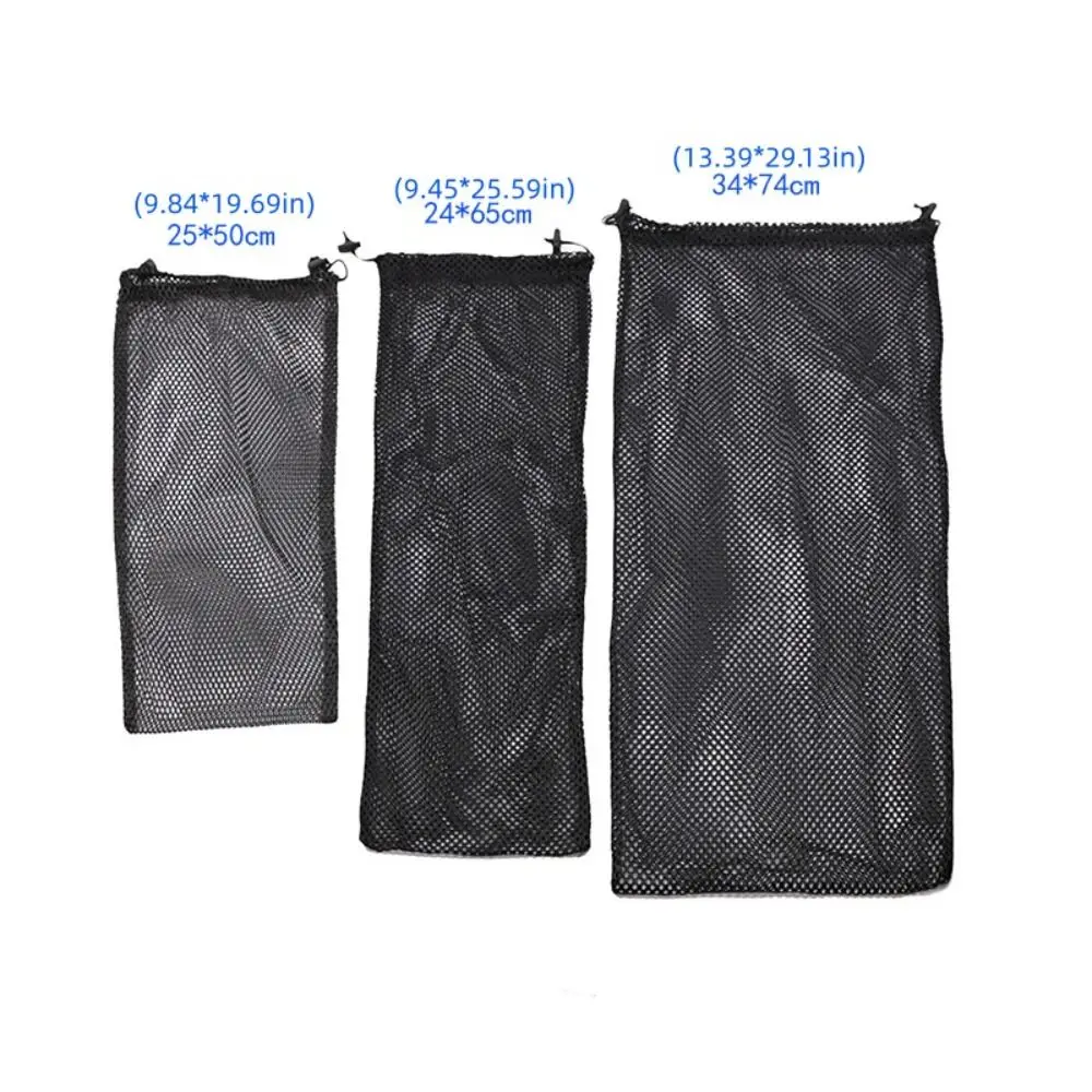 Quick Drying Diving Mesh Bag Fins Footwear Device Organization Snorkeling Storage Sack Breathable Nylon Material