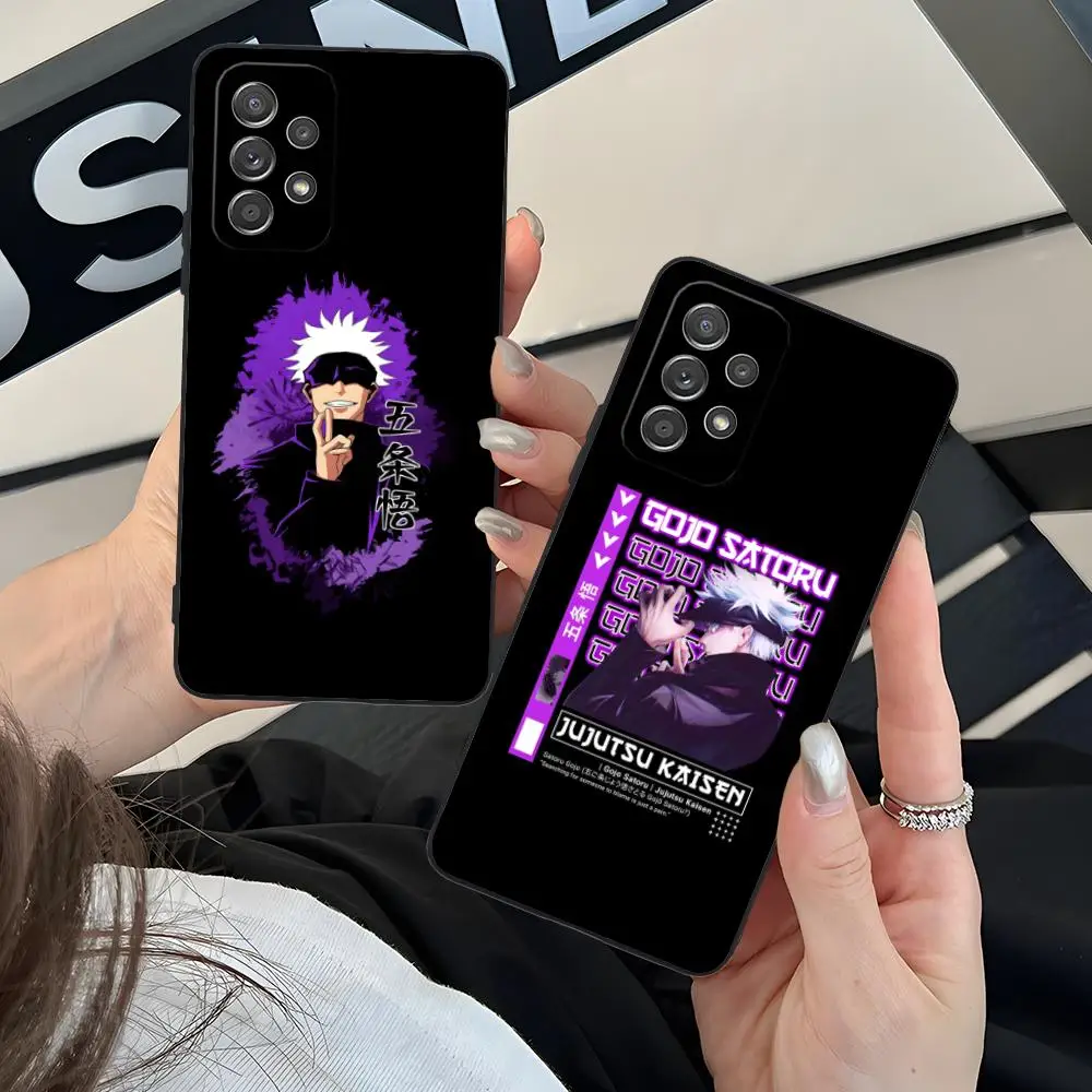

Цветной чехол для мобильного телефона Jujutsu Kaisen для Samsung Galaxy A73 72 71 70 56 55 54 53 52 36 35 34 23 16 15 5G с цветной печатью