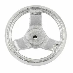 100mm Dia Three Spoke Round Iron Hand Wheel Handwheel for Milling Machine Lathe
