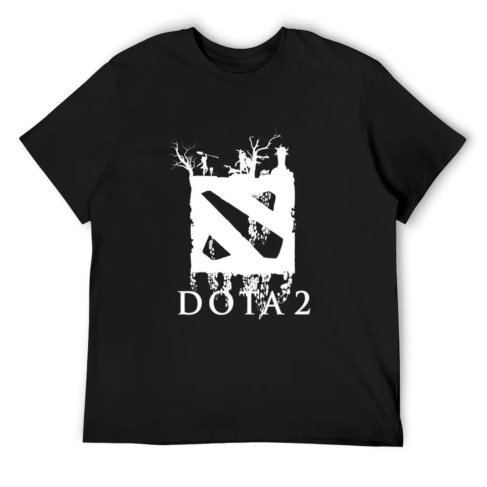 Dota 2 White Ink T-Shirt cute clothes oversized graphic tee summer tops mens white t shirts