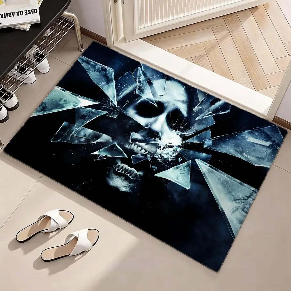F-Final D-DestinationS Movie Floor Mat Soft Flannel Non-Slip Door Mat - Thickened Rug for Living Room Home Decor