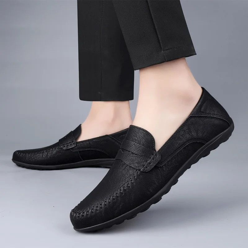 جو بسيط، غير قابل للانزلاق ومقاوم للاهتراء، حذاء بدون كعب عالي الجودة بدواسة واحدة، خفيف وجيد التهوية