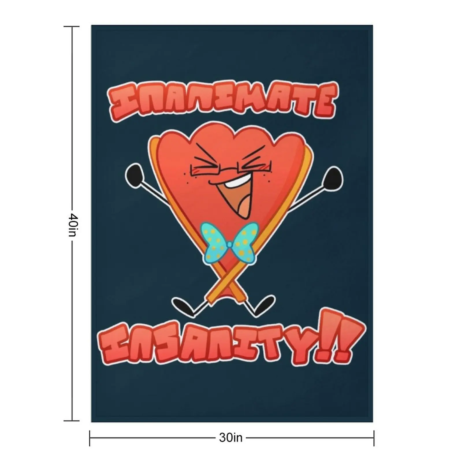 fan INANIMATE INSANITY Throw Blanket Shaggy Blankets For Sofas Plush Luxury Quilt Blankets