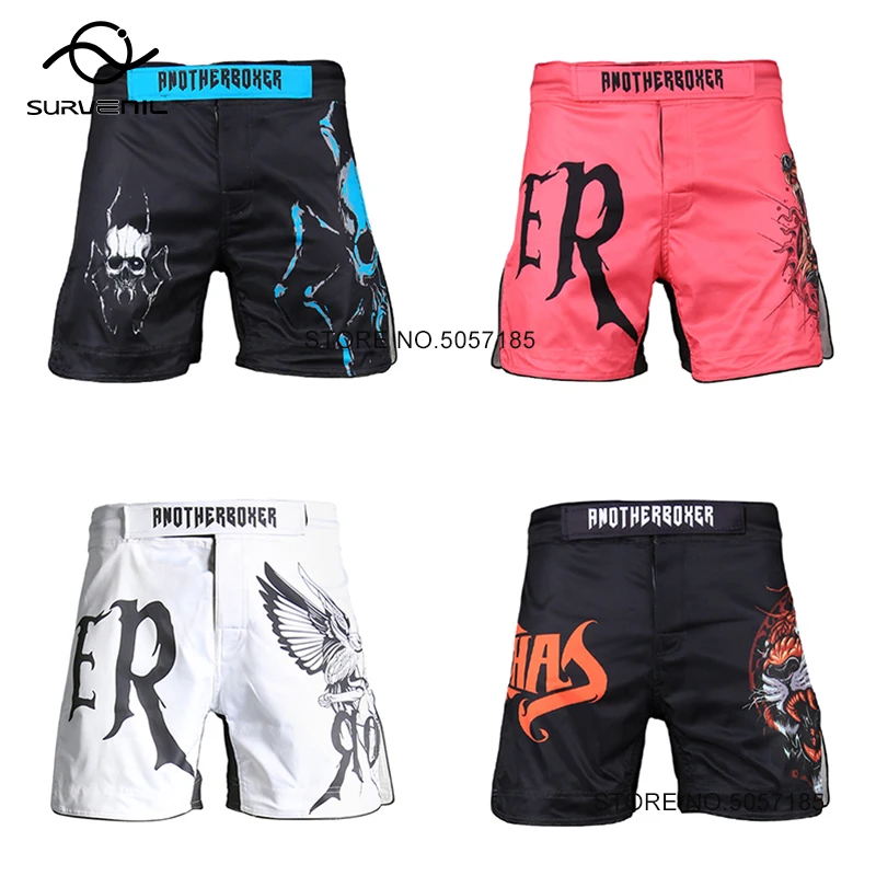 Men's MMA Shorts Fight Pants Women Kids Martial Arts Crossfit Wrestling Grappling Clothes BJJ Kickboxing Muay Thai Boxing Shorts