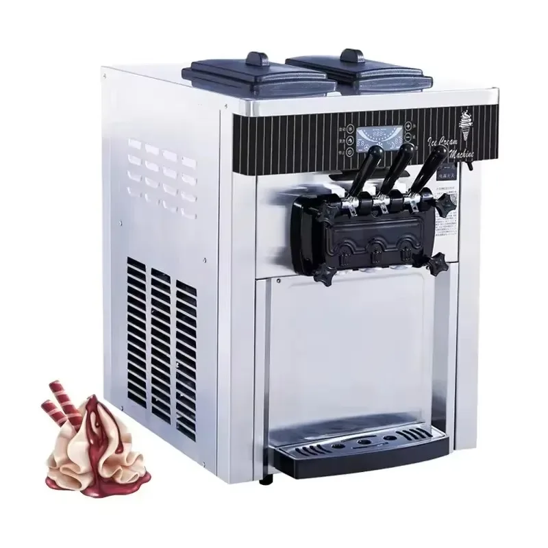 2026for Ice Cream Maker Automatic Commercial Table 3 Flavors Yogurt Soft Serve Machine For Business