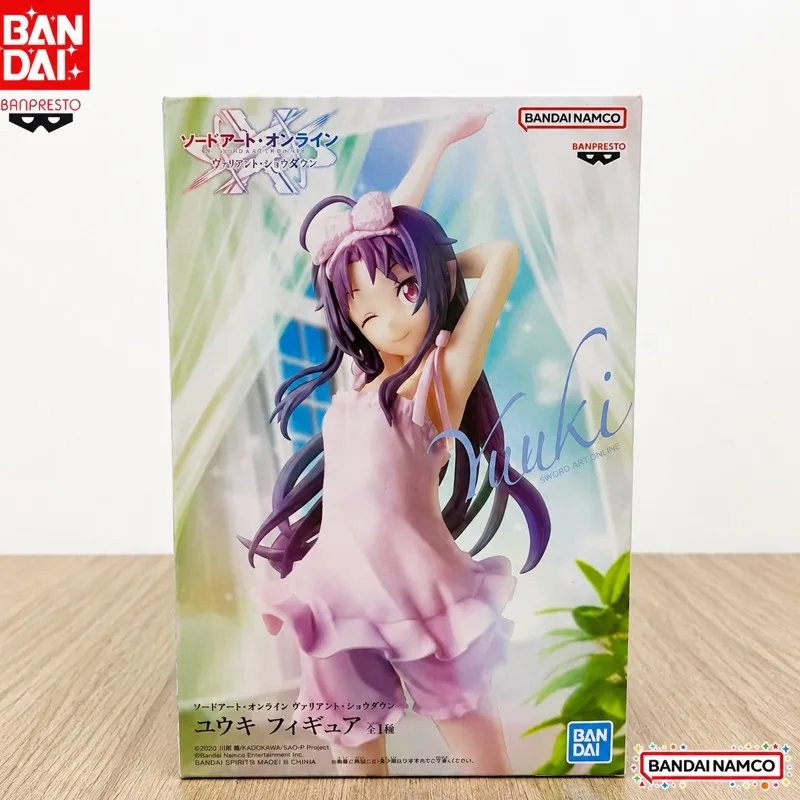 En Stock, Figura de Acción Original de Bandai Banpresto, Sword Art Online, Yuuki, Muñeca Modelo Nueva en Caja, Personajes de Anime, Juguetes Modelo