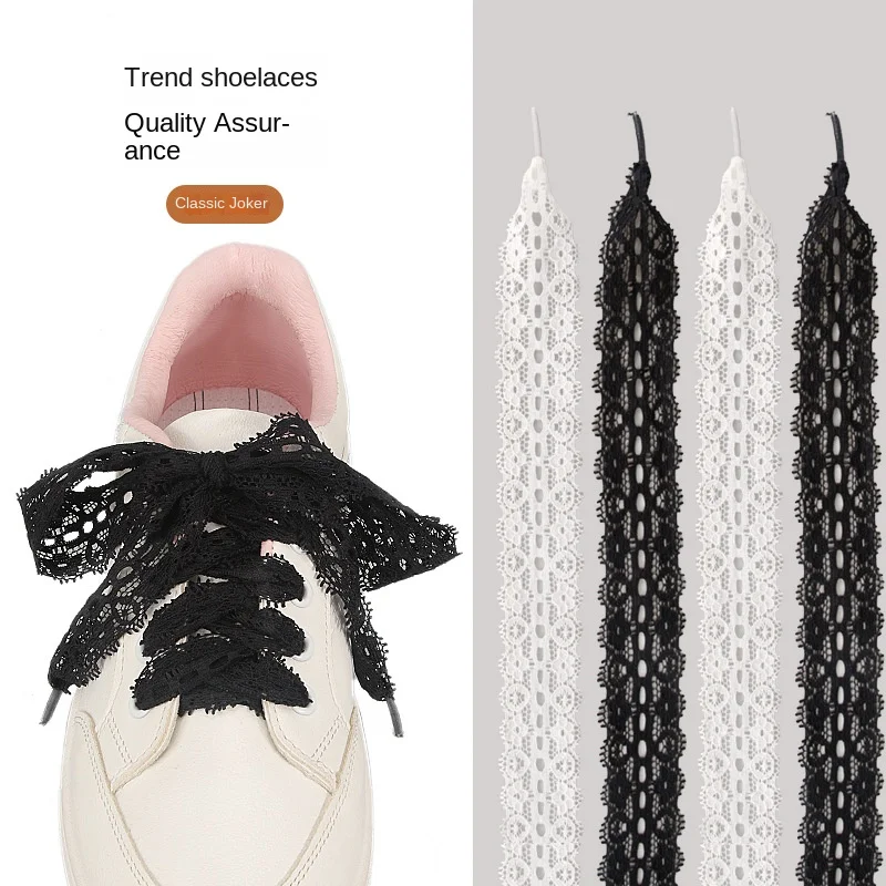 

Ballet Style Elastic Lace Shoelaces for Girls Cute Canvas Sports Shoes Elastic Laces for Kids