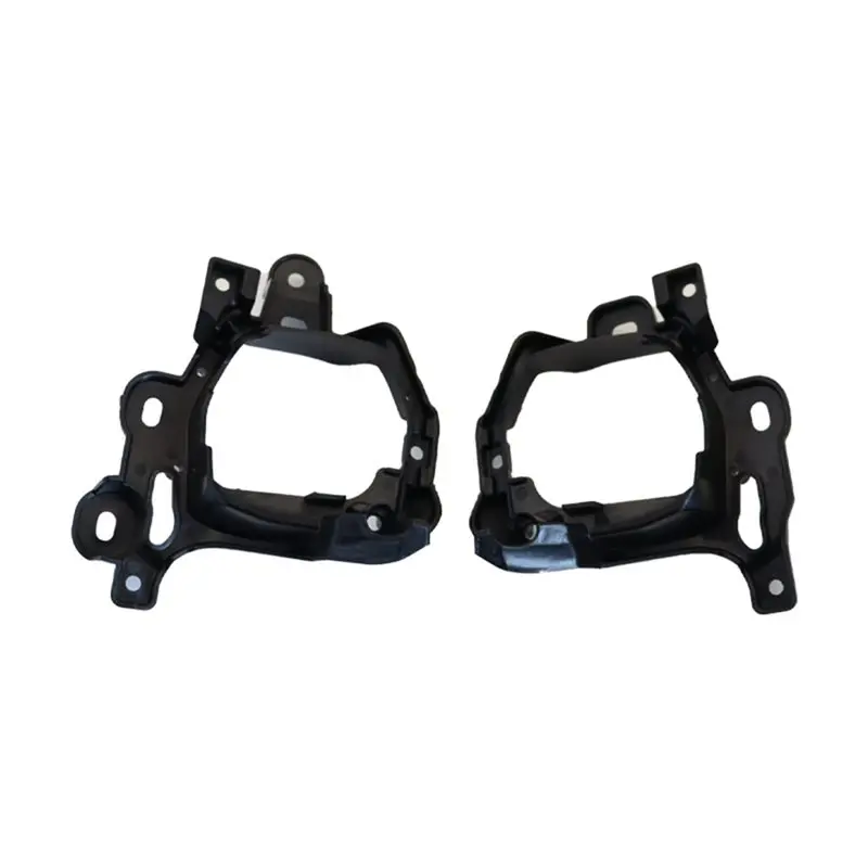 White LED Fog Light Kit Mounting Brackets Wires Switch Relay Set Front Bumper For Toyota RAV4 2026-2027 Fog Bezel Metal